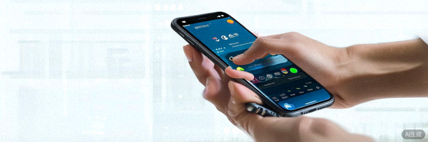 Langkah demi langkah mengakses MSports melalui smartphone dengan ilustrasi tangan memegang ponsel